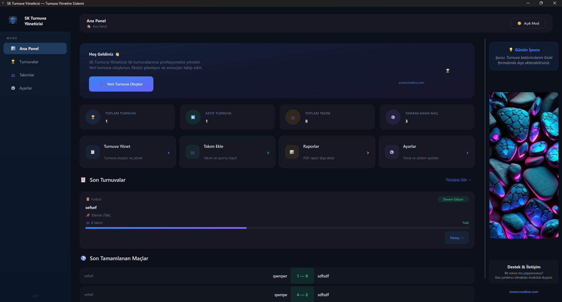 SK Turnuva Yöneticisi